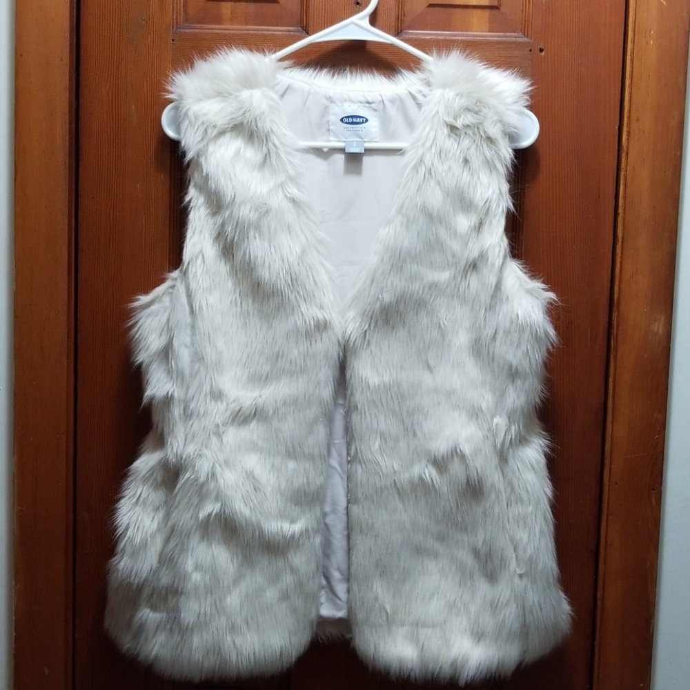 Faux fur vest